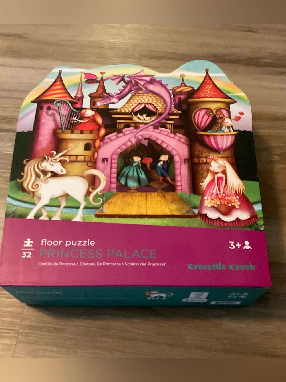 Crocodile creek | Princess Palace Floor Puzzle - Pink